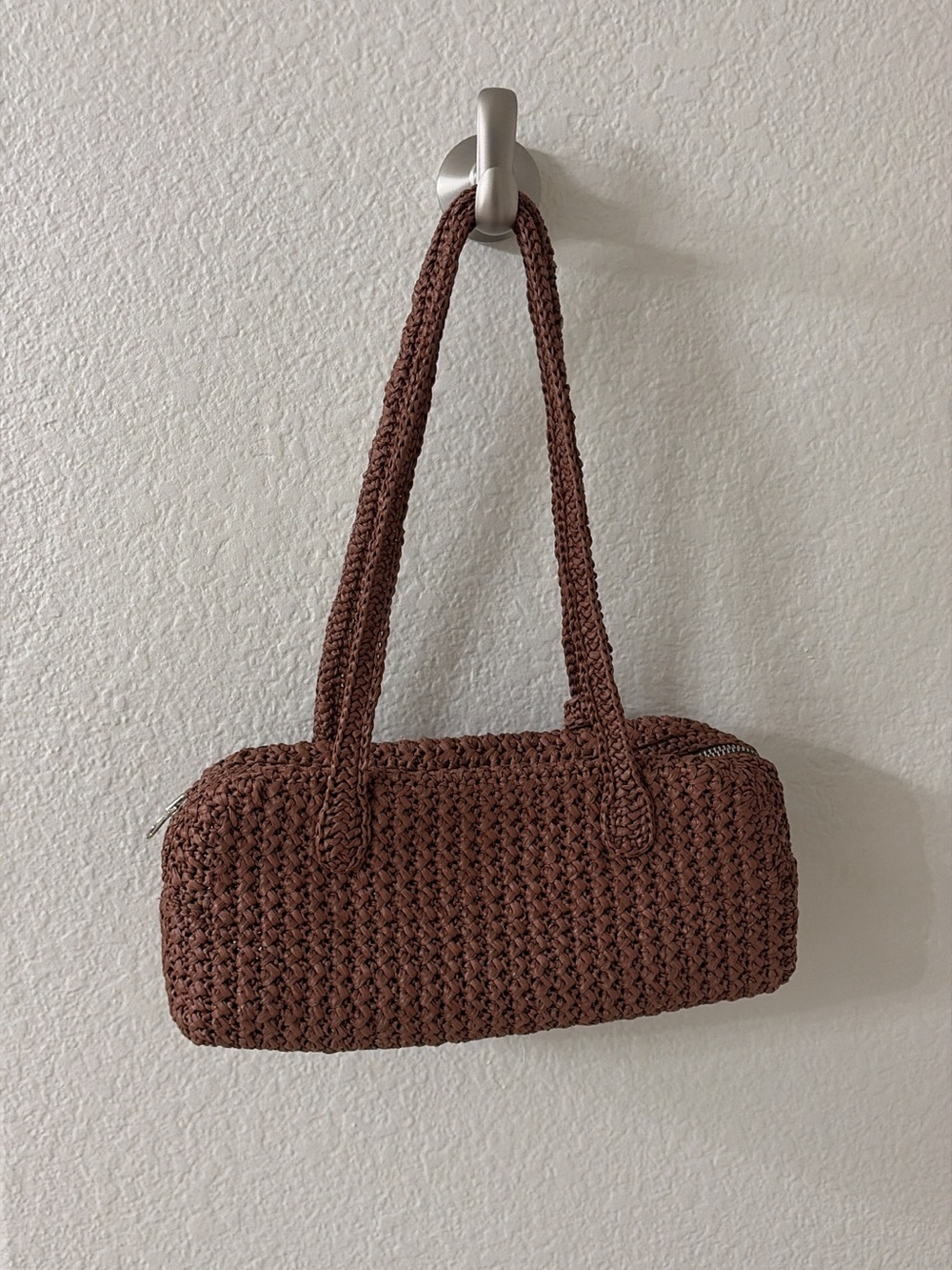 🤎 Handmade Korean Woven Shoulder Bag - Picture 2 of 7